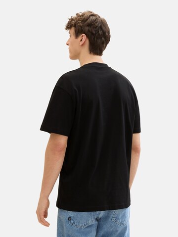 TOM TAILOR DENIM T-Shirt in Schwarz