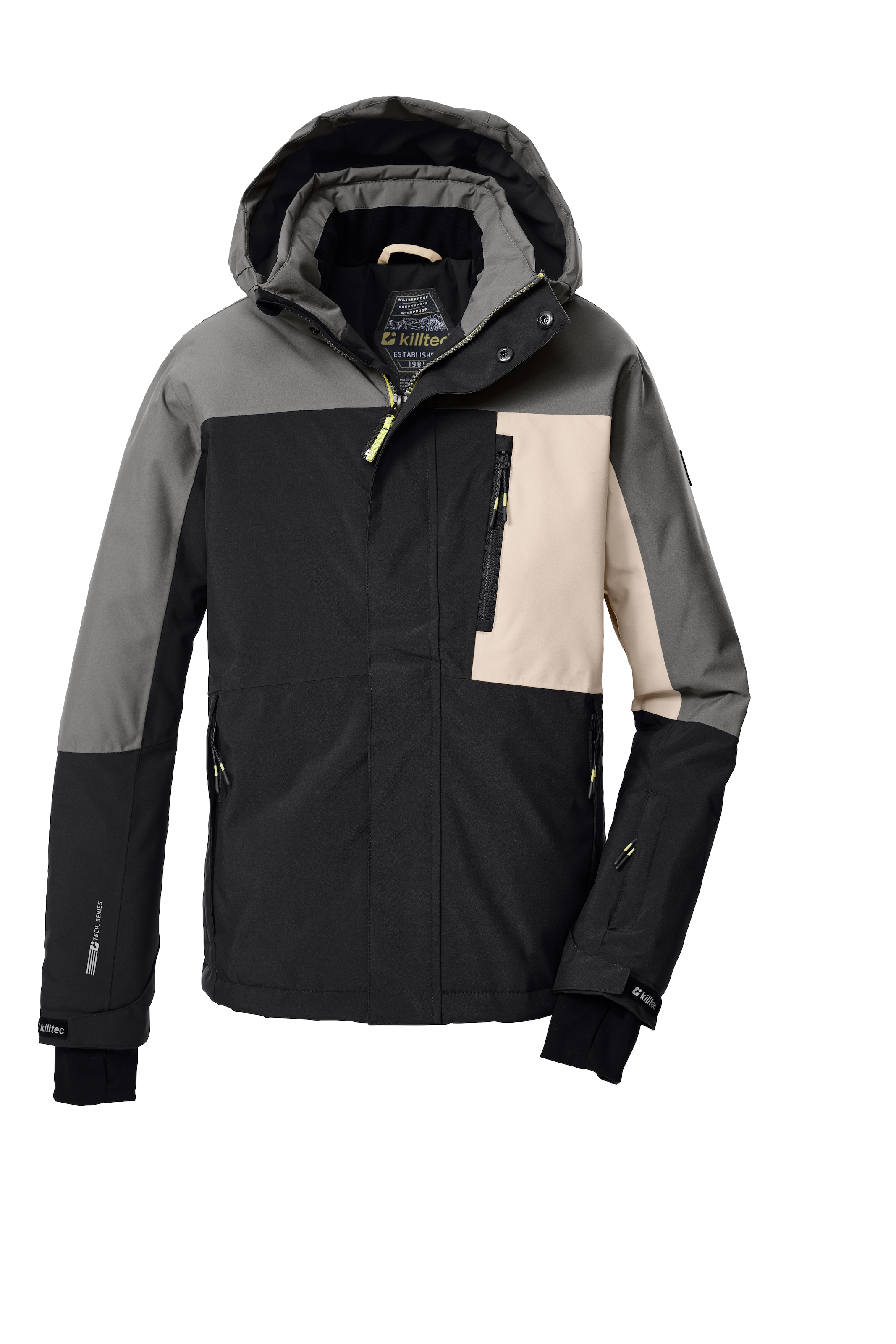 KILLTEC Performance Jacket in Black: front