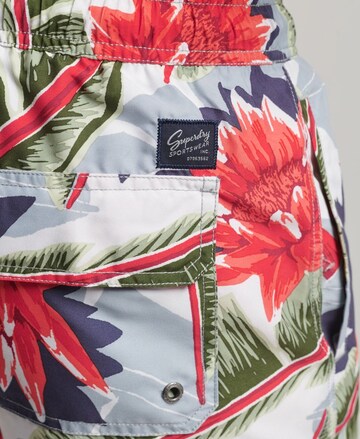 Superdry Board Shorts in White