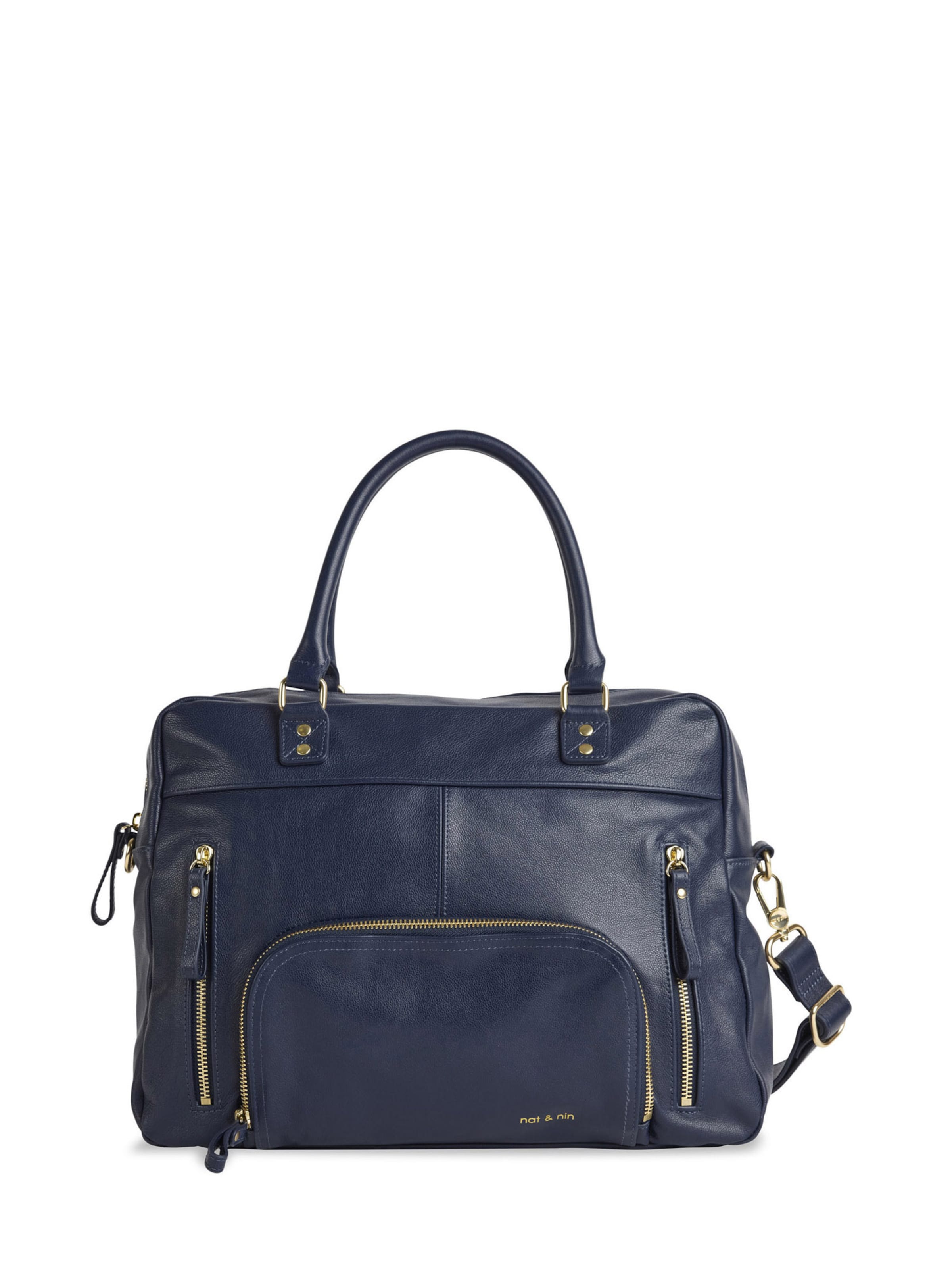 Nat&Nin Kabelka ' MACY ' – modrá: přední strana