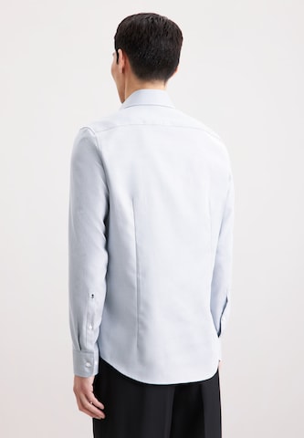 SEIDENSTICKER Slim fit Zakelijk overhemd 'Schwarze Rose' in Grijs