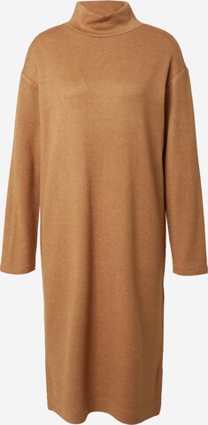 s.Oliver Knitted dress in Brown: front