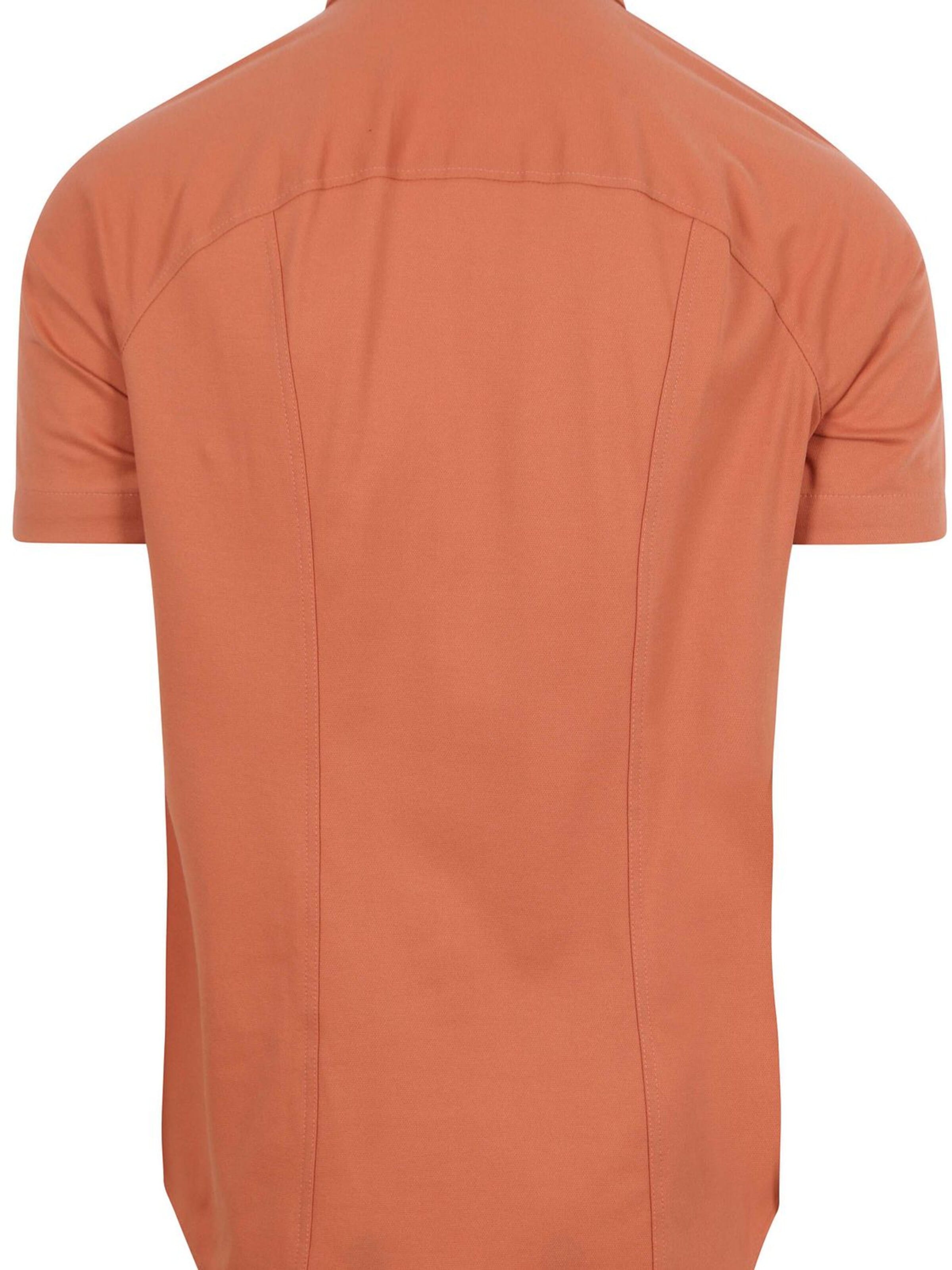 DESOTO Slim fit Button Up Shirt in Orange