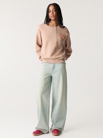 Pull&Bear Tréning póló - rózsaszín