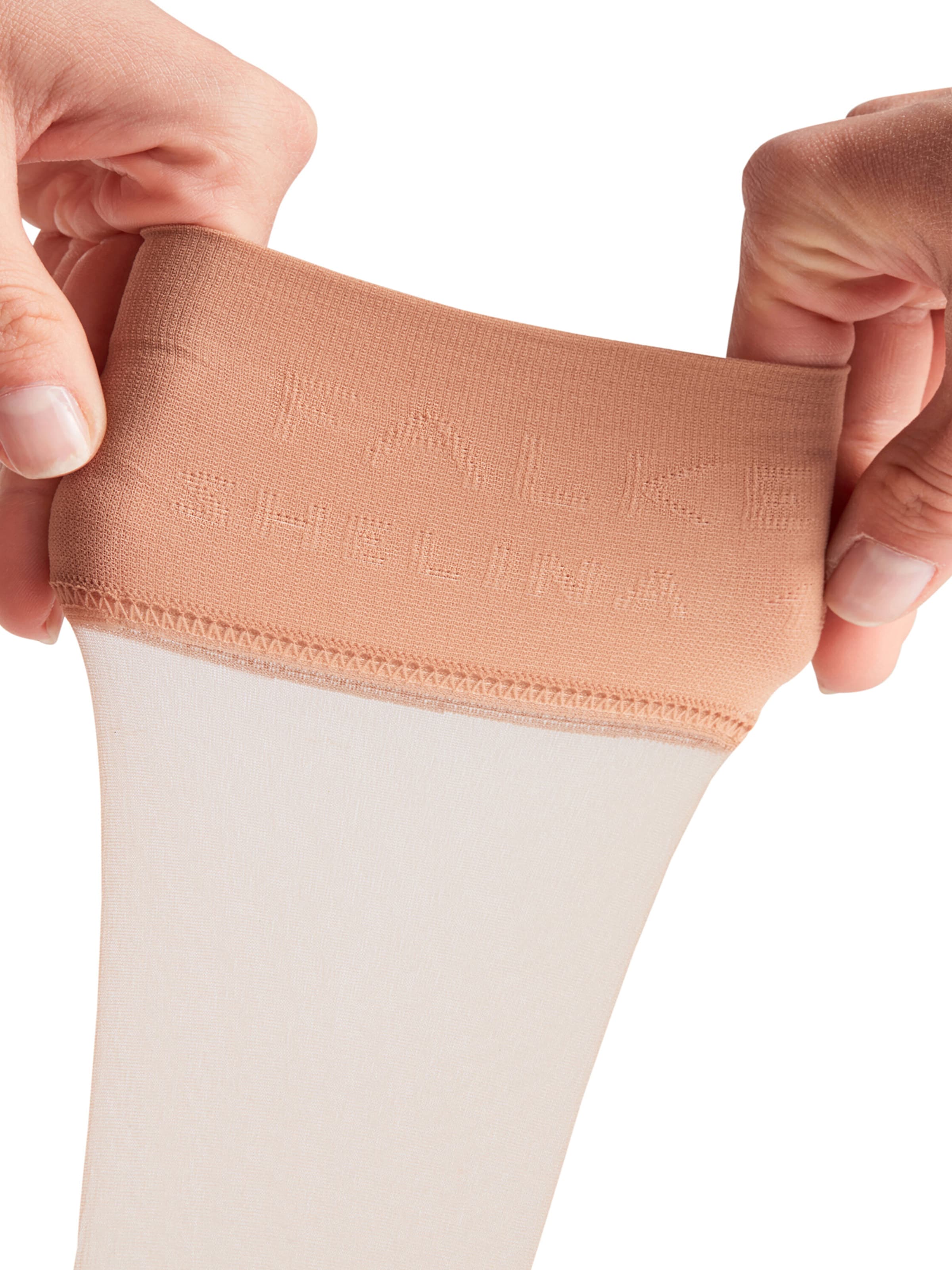 geltona FALKE Kojinės iki kelių 'Shelina'