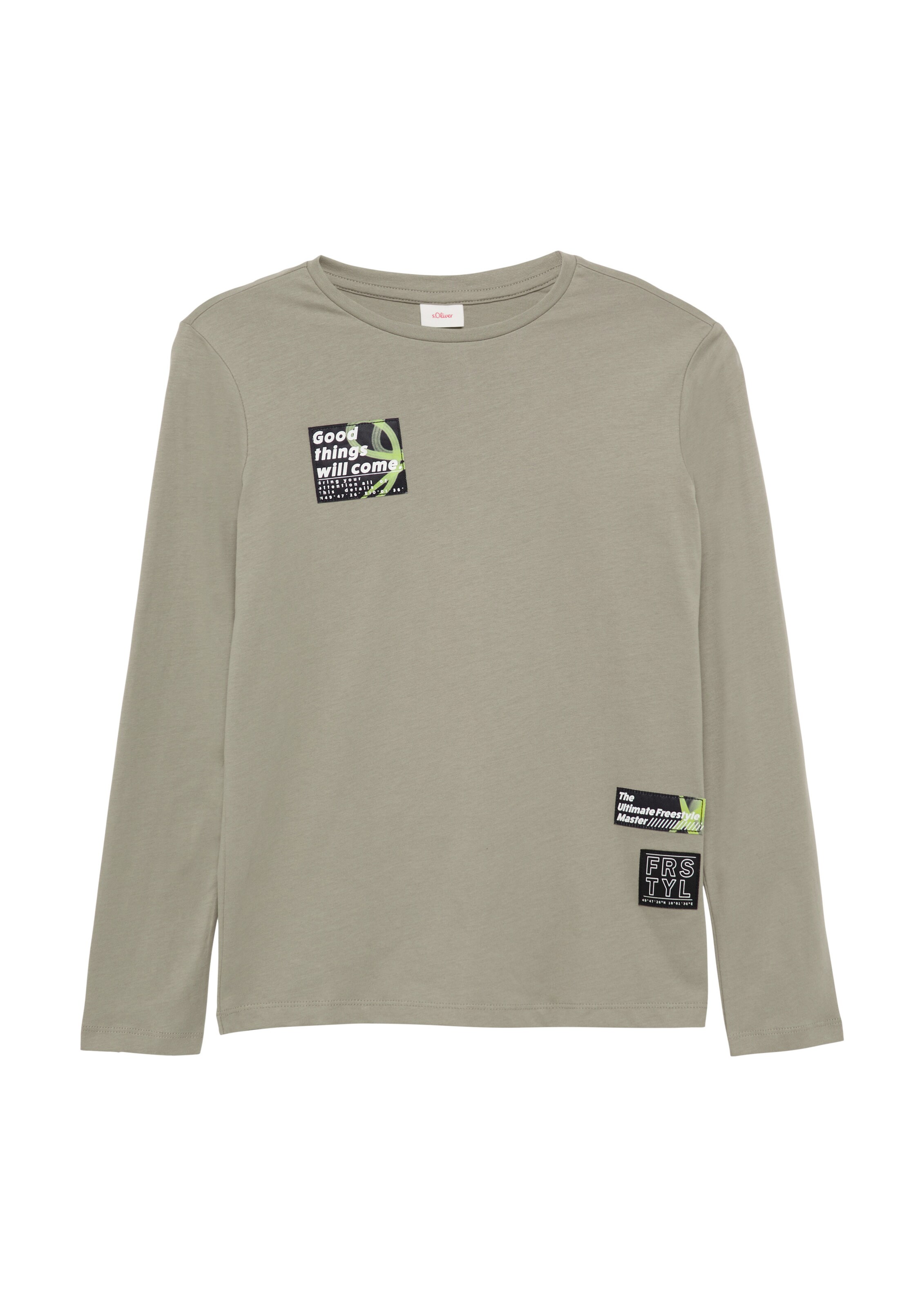 s.Oliver Shirt in Grün: Vorderseite