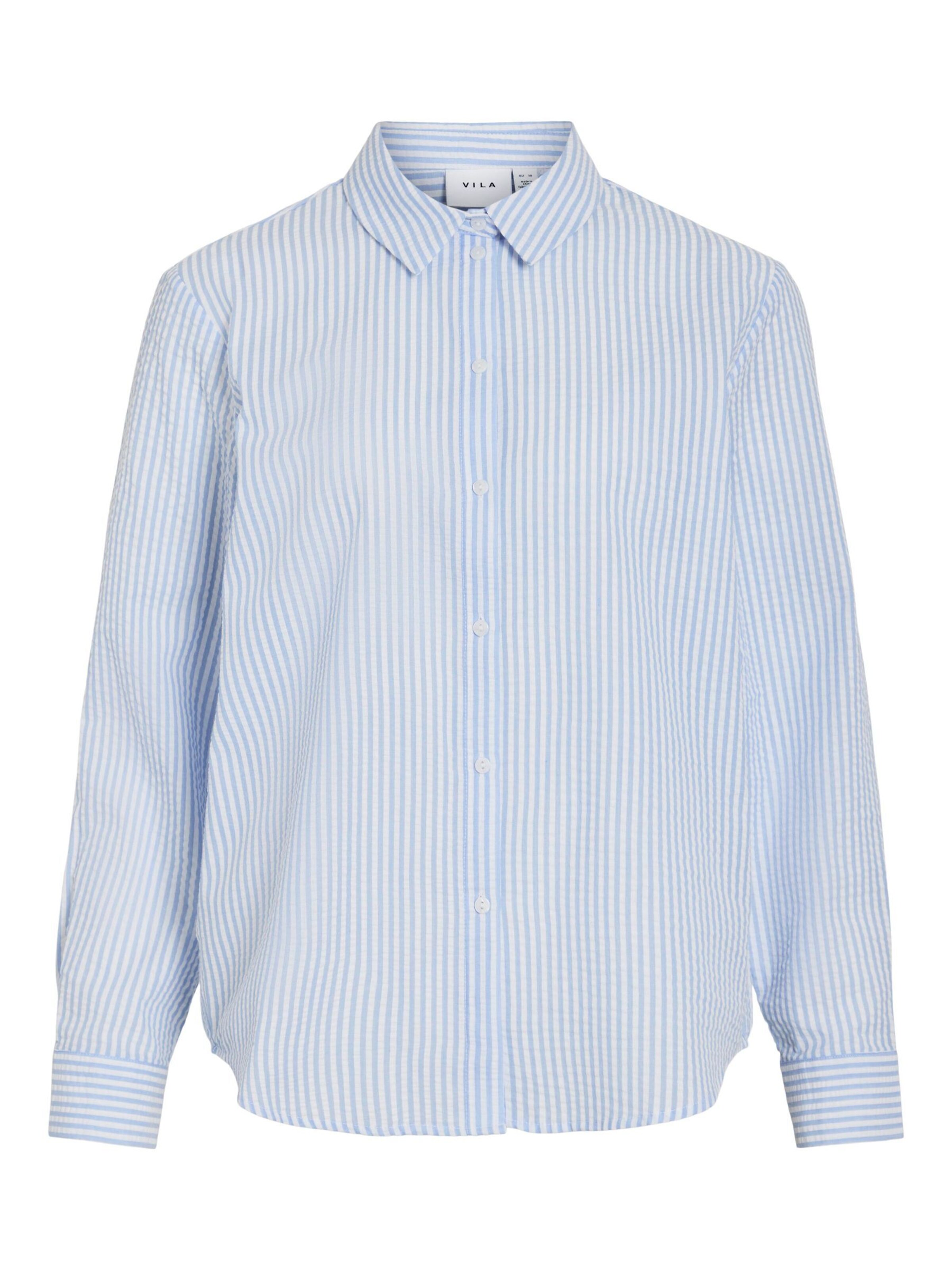 VILA Blouse 'VICoralina' in Blue: front