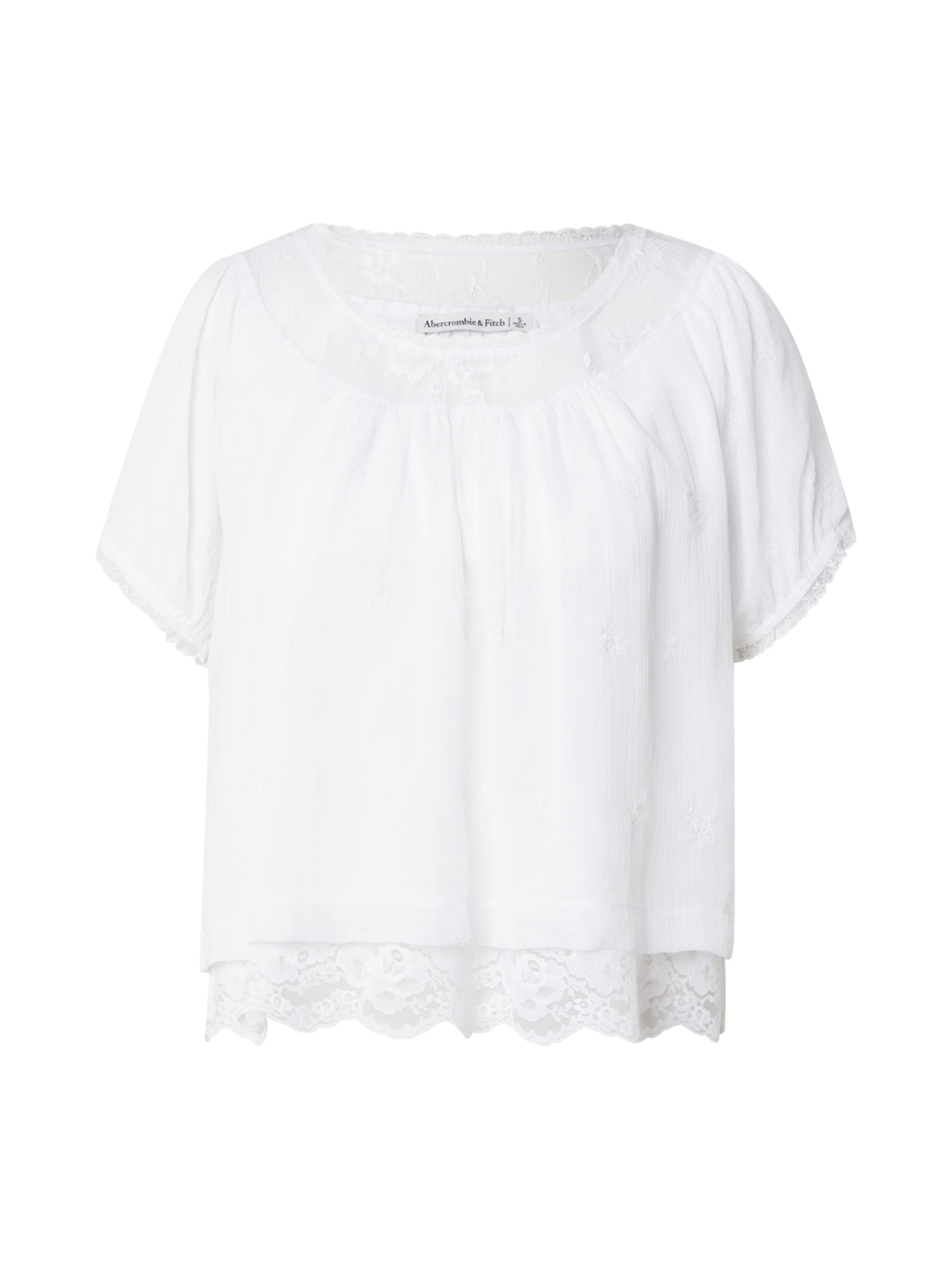 Camicia da donna 'ECLECTIC CAMI BAR' di Abercrombie & Fitch in bianco: frontale