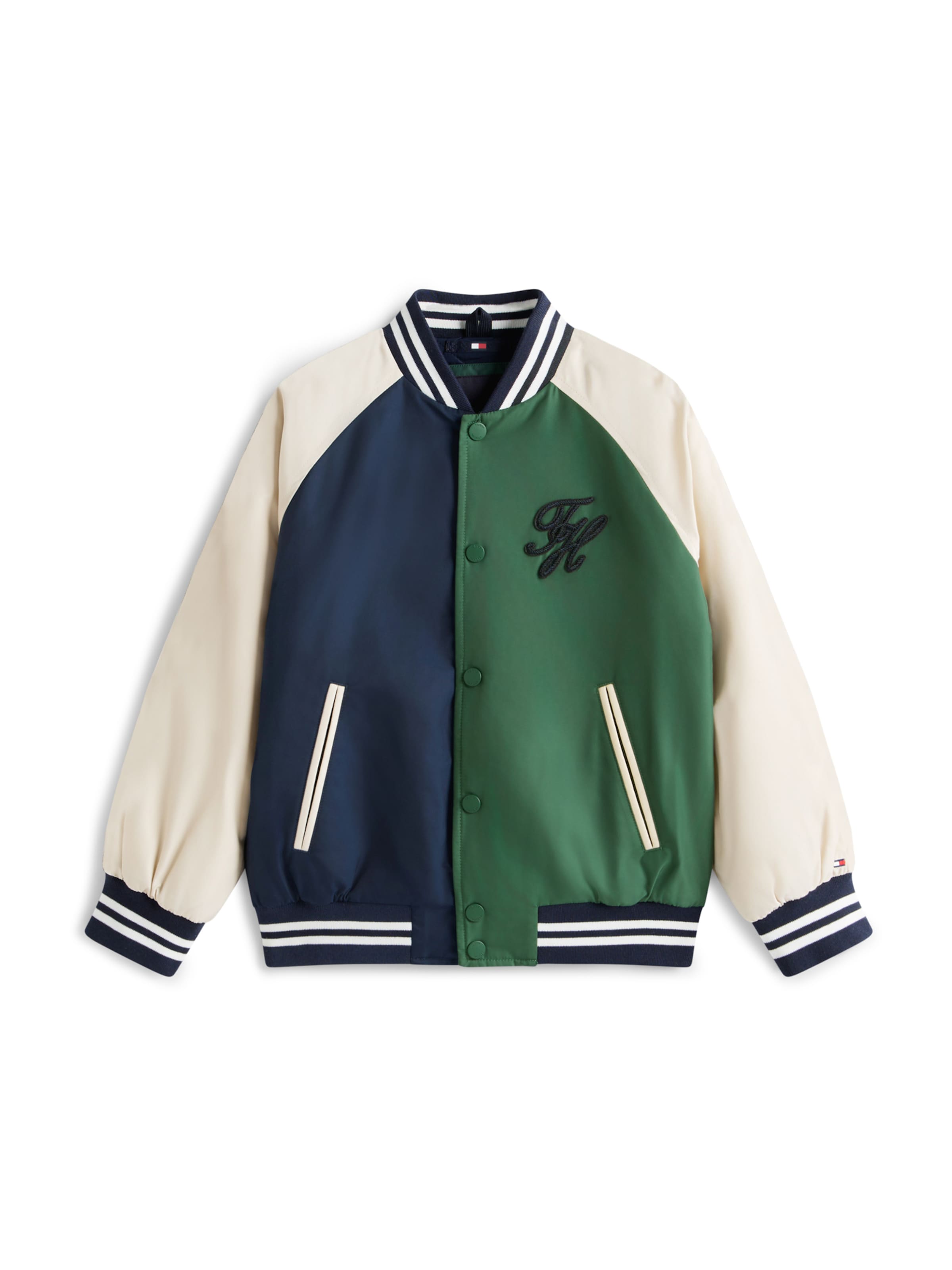TOMMY HILFIGER Between-season jacket in Blue: front