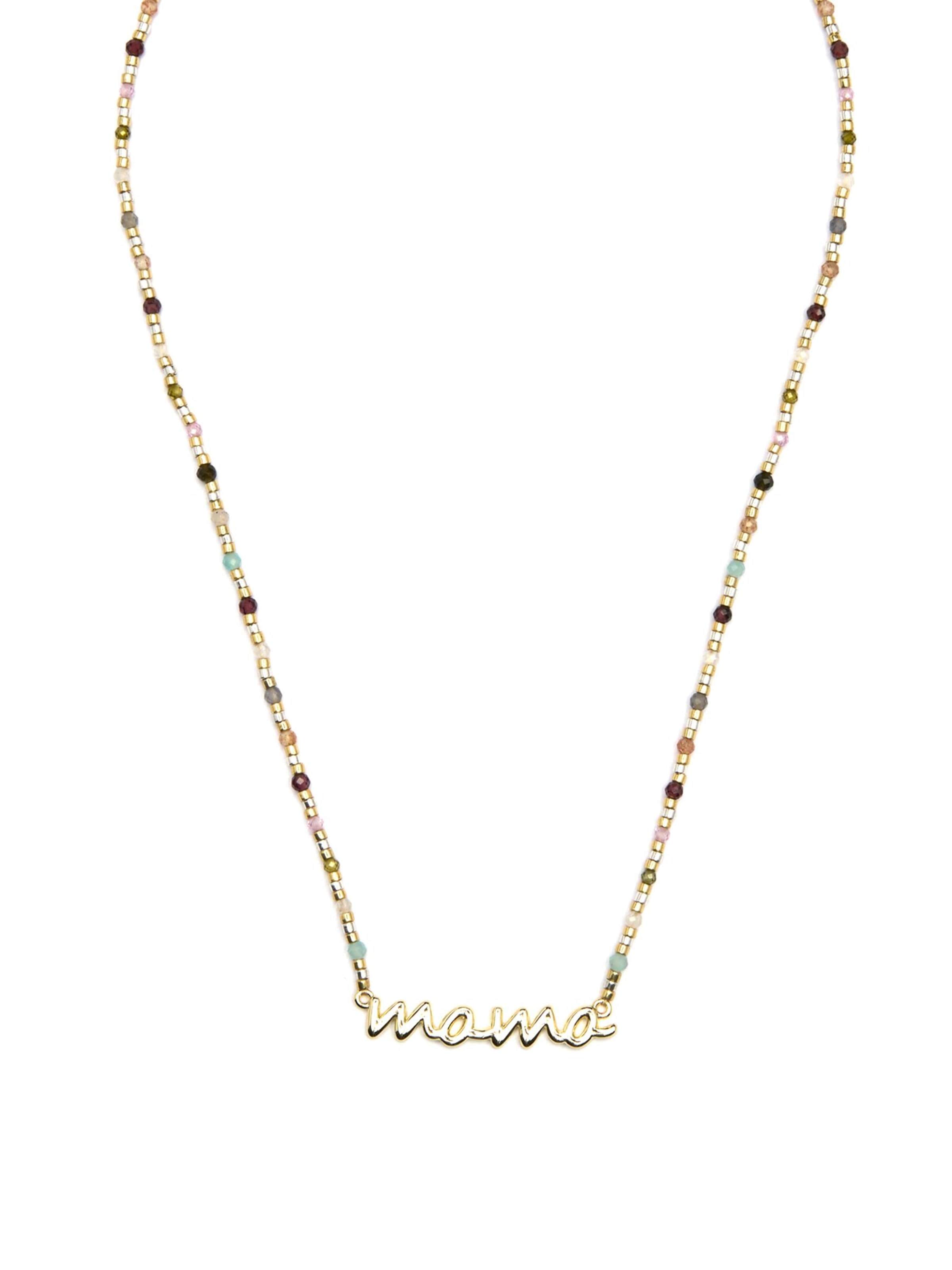 Luxenter Kette 'Mama'‌‌‌ in Mischfarben
