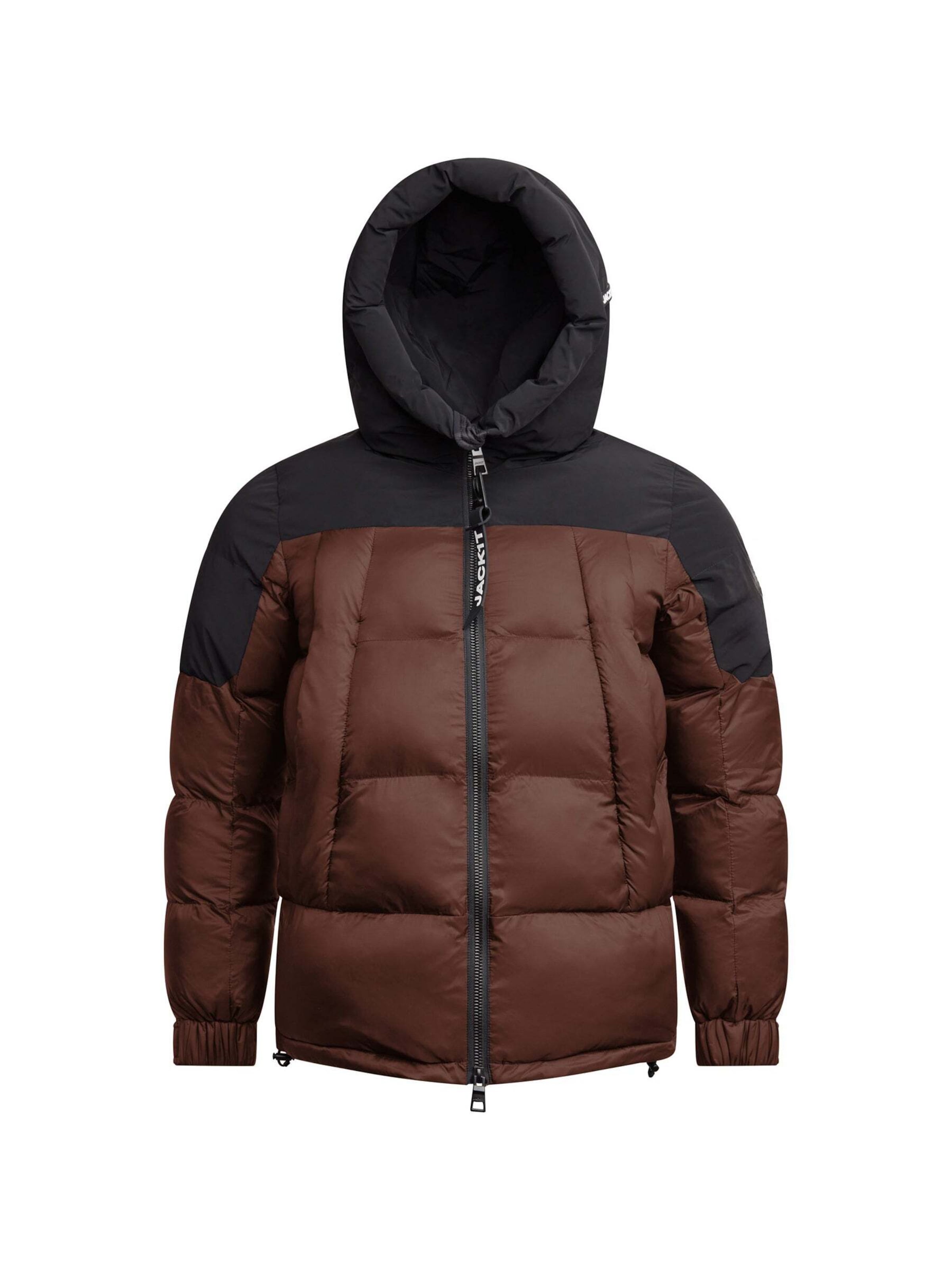 Veste d’hiver 'Luna' JACK1T en marron : devant