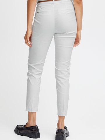 Effilé Pantalon à plis 'Oxdaisy' Oxmo en blanc
