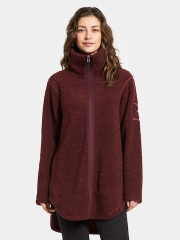 Veste en polaire 'UMI' Didriksons en rouge : devant