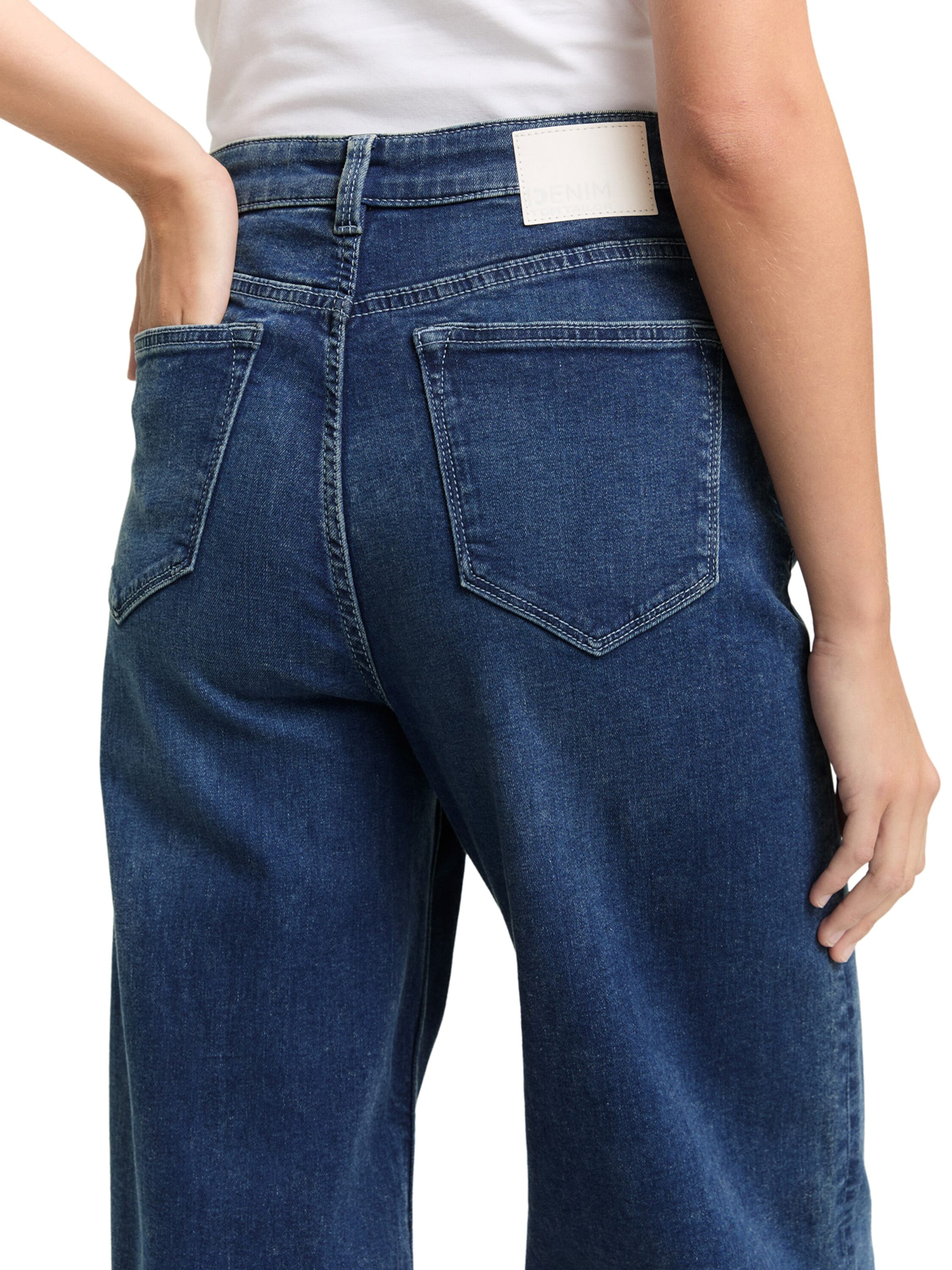 Wide leg Jeans 'LINOU' di TOM TAILOR DENIM in blu