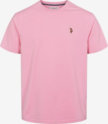 U.S. POLO ASSN. T-Shirt  'Nord' in Pink: Vorderseite