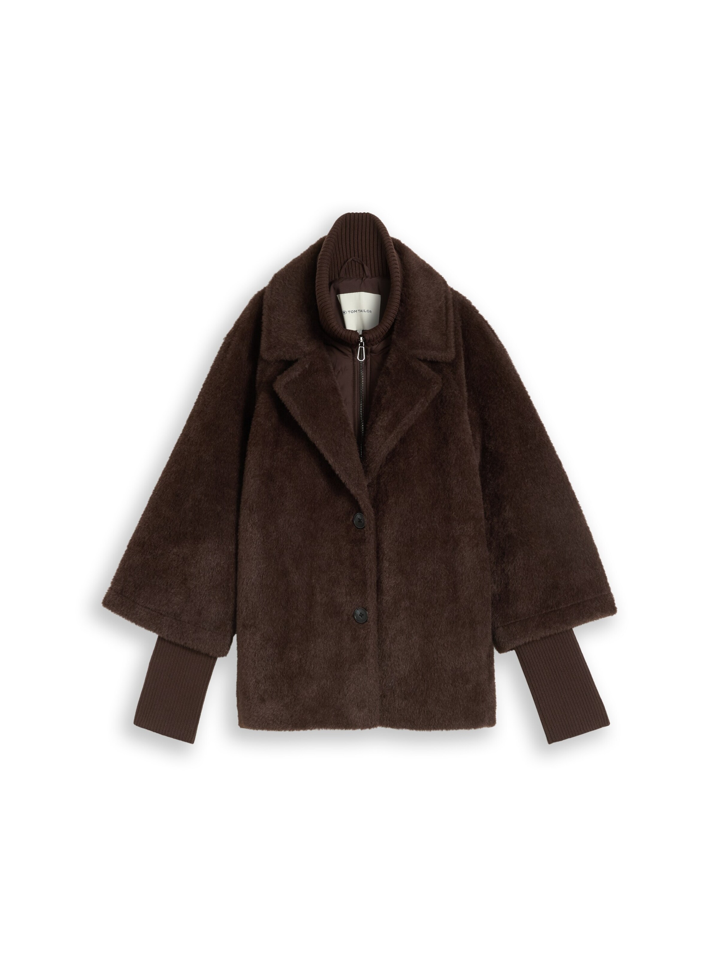 TOM TAILOR Tussenjas in Bruin: voorkant