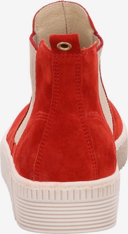GABOR Chelsea Boots in Red