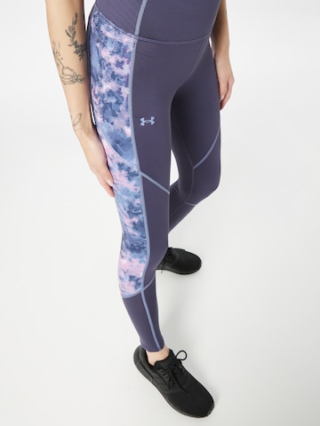 UNDER ARMOUR Skinny Workout Pants in Grey