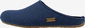 HAFLINGER Hausschuh 'Everest Fundus' in Blau: Vorderseite