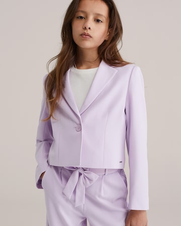 WE Fashion Övergångsjacka i lila: framsida