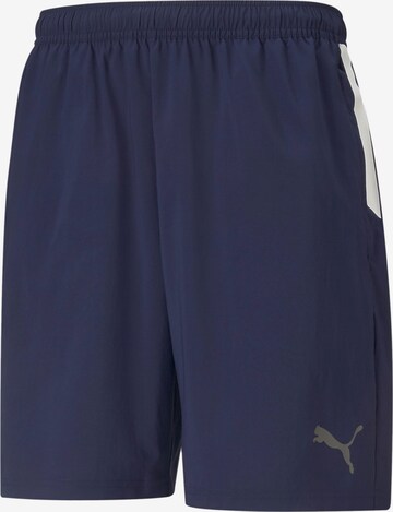 PUMA Regular Workout Pants in Blue: front