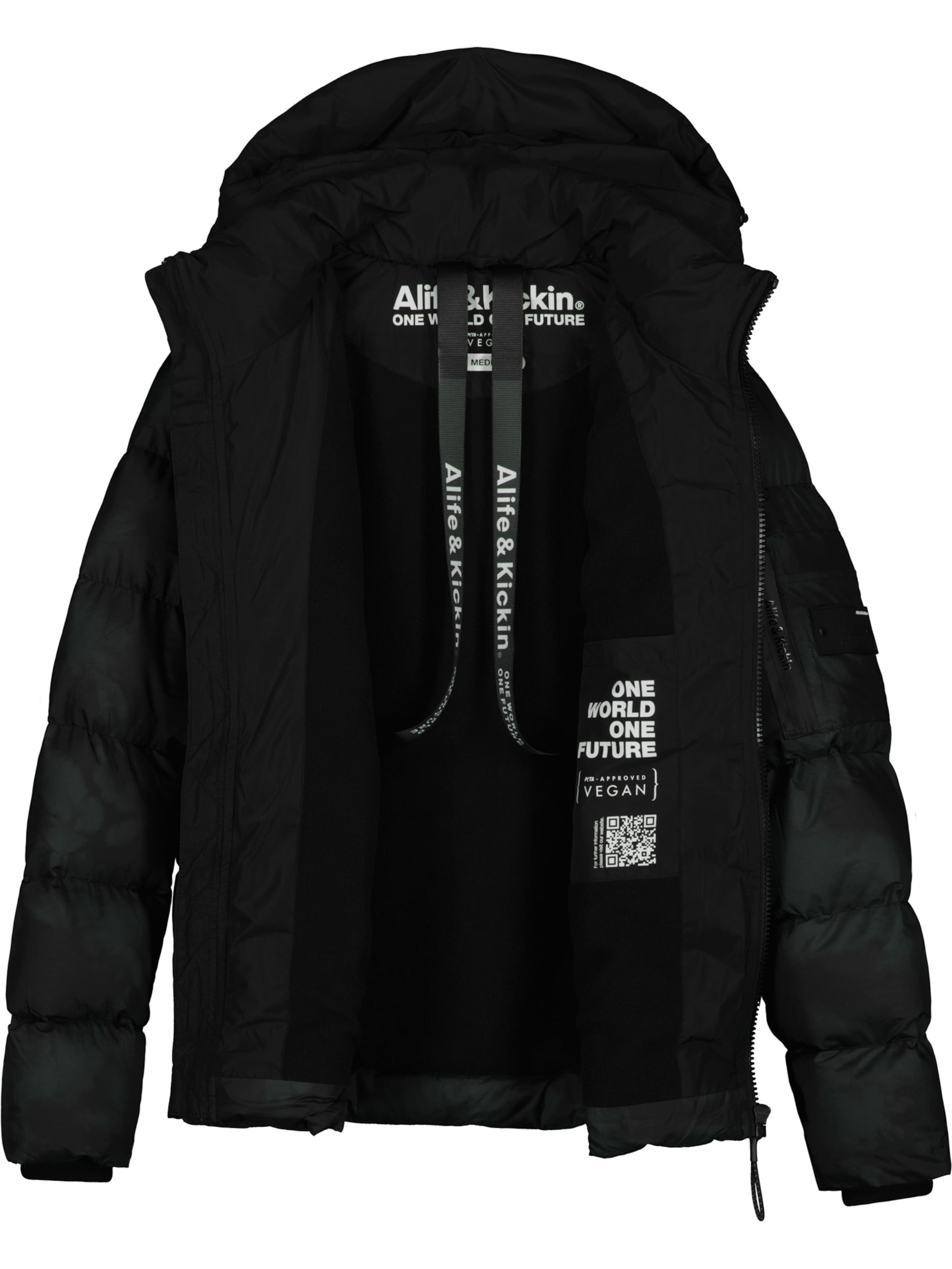 alife & kickin Зимняя куртка 'HenryAK' в Черный