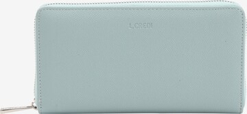 L.CREDI Wallet in Blue: front