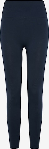 Born Living Yoga Skinny Sportbroek 'Kamay' in Blauw: voorkant