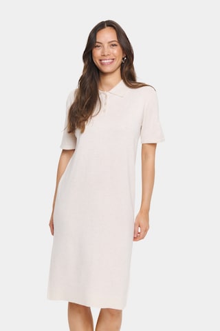 SAINT TROPEZ - Vestido 'Mila' em bege: frente