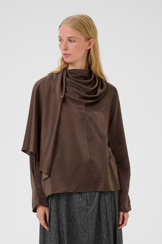 KAREN BY SIMONSEN Bluse 'Blanca' i brun: forside