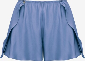 Marc & André Short Pajama Set 'INTRIGUE' in Blue: front