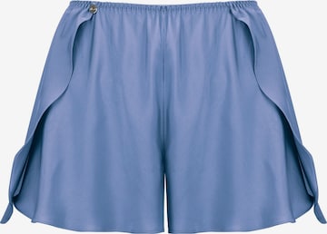 Marc & André Short Pajama Set 'INTRIGUE' in Blue: front