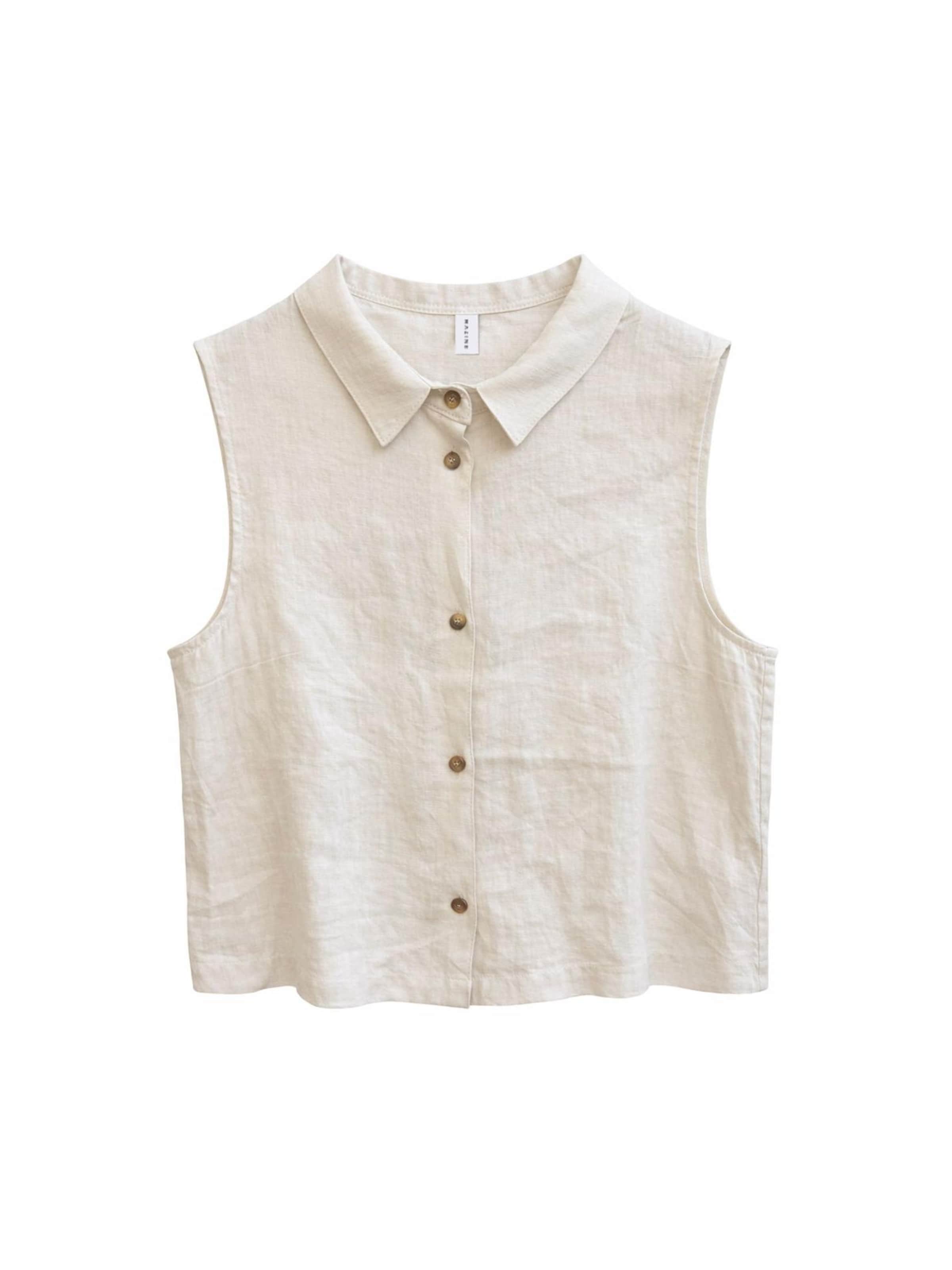 mazine Bluse 'Dina'‌ in Beige: Vorderseite