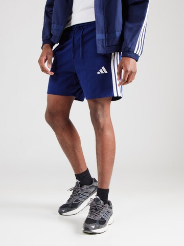 ADIDAS SPORTSWEAR Normální Sportovní kalhoty 'Essentials' – modrá: přední strana