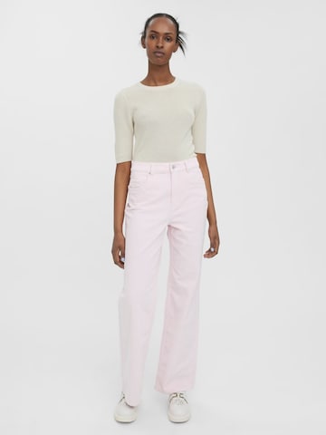 VERO MODA Loose fit Trousers 'Kithy' in Pink