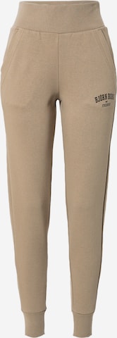 BJÖRN BORG Workout Pants in Brown: front