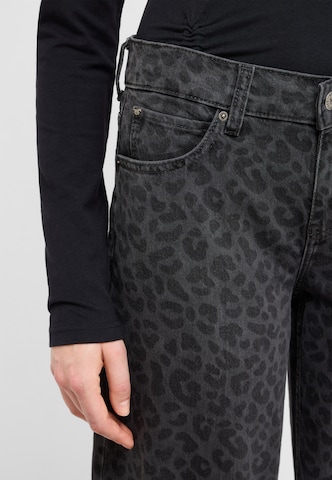 MUSTANG Wide Leg Jeans in Schwarz