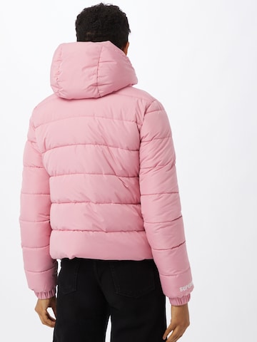 Superdry Winter Jacket in Pink