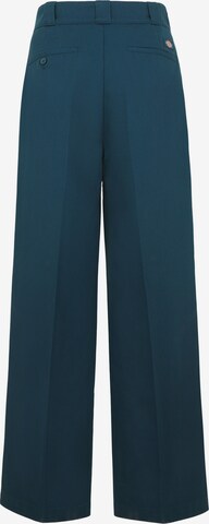 DICKIES Wide Leg Bügelfaltenhose  'GROVE HILL REC' in Blau