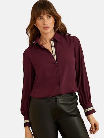 Chemisier love & roses en rouge : devant