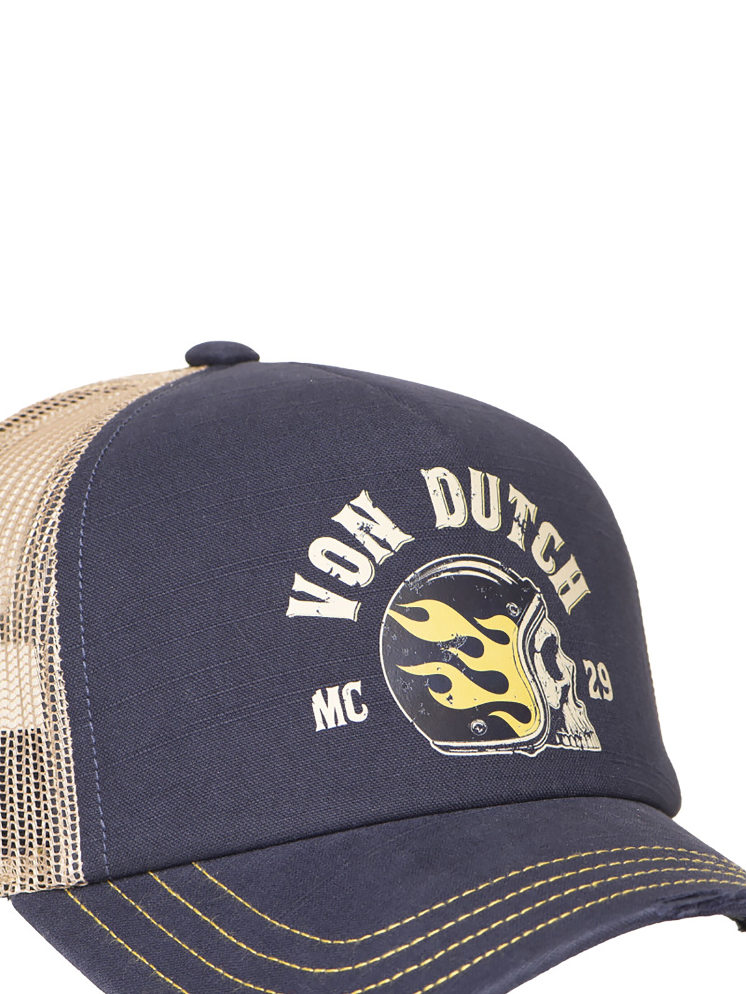 Von Dutch Cap 'Crew Helmet'‌‌‌‌ in Beige