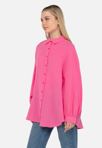 FRESHLIONS Regular fit Blouse 'Honari' in Roze