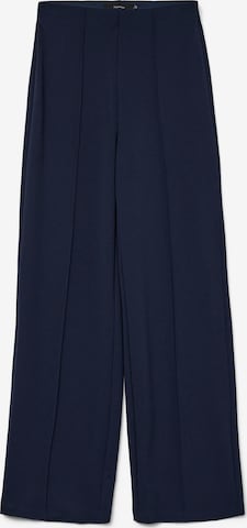 VERO MODA Wide Leg Suorat housut 'VMBecky' värissä sininen: etupuoli