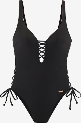 Bruno Banani Uimapuku värissä musta: etupuoli