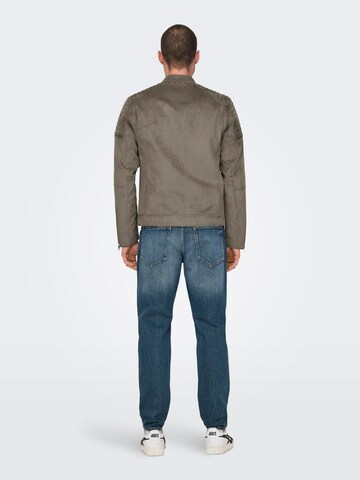 Veste mi-saison 'ONSGus' Only & Sons en gris