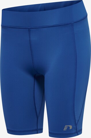 Coupe slim Pantalon de sport Newline en bleu : devant