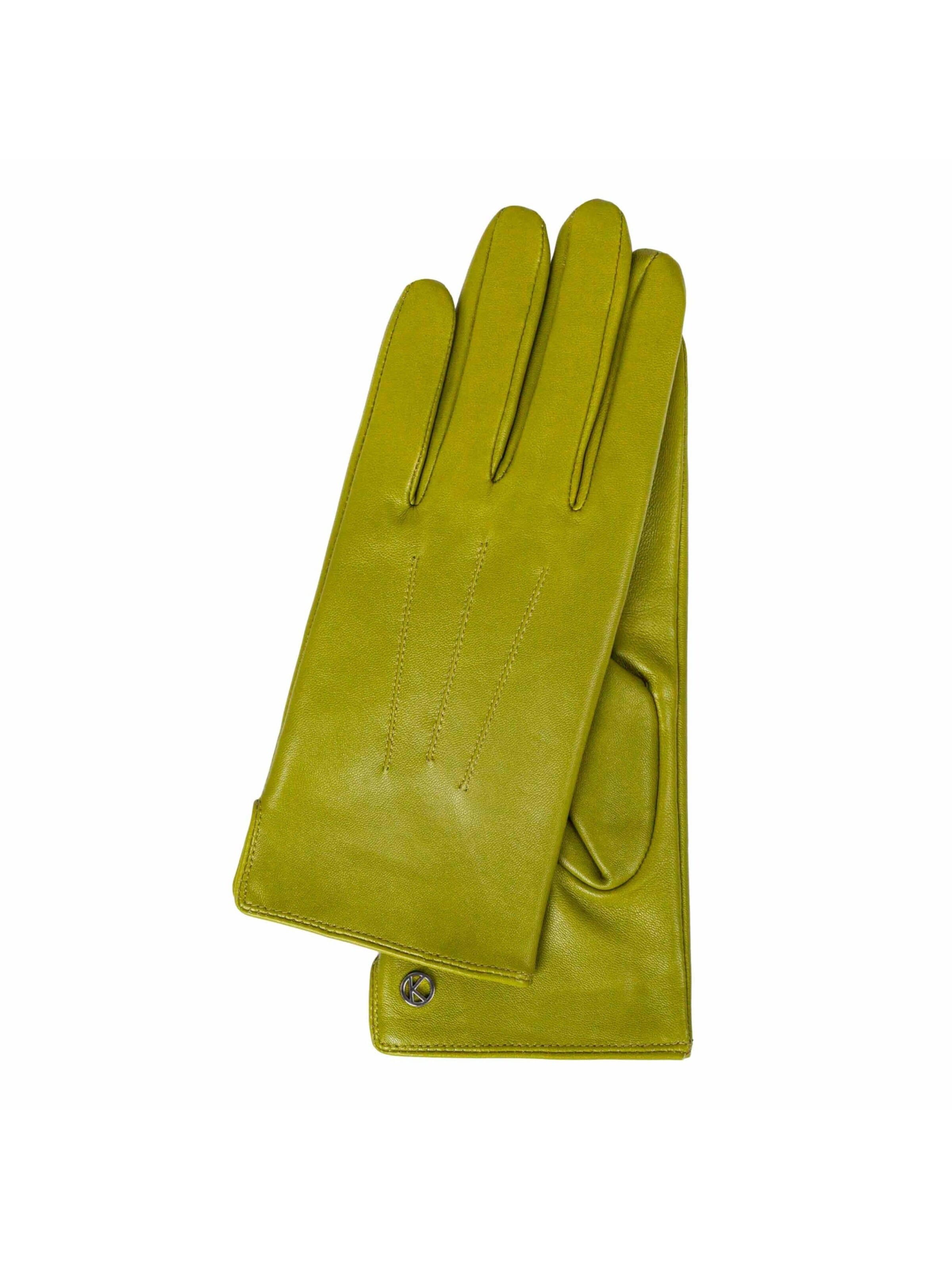 KESSLER Full Finger Gloves in Green: front