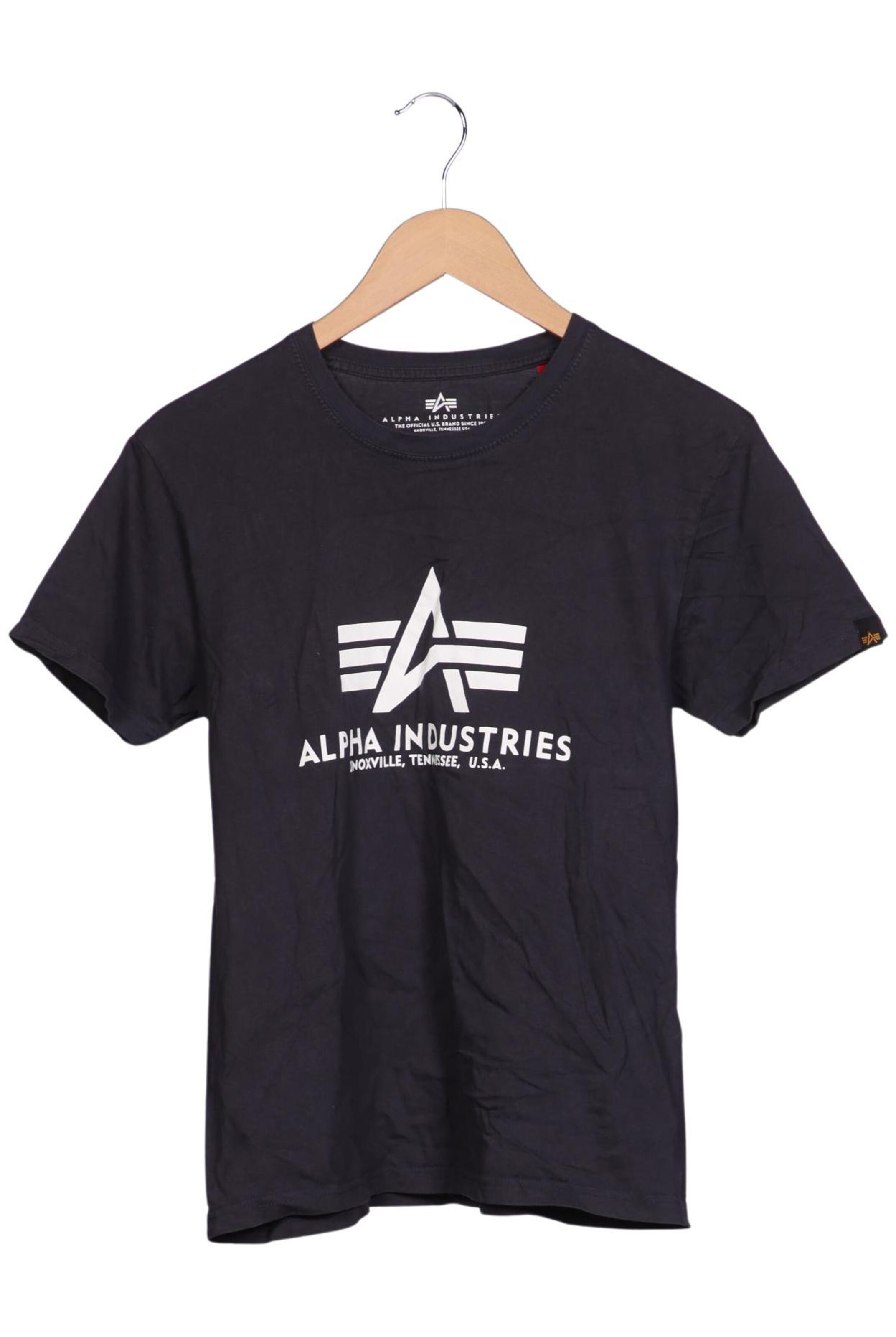 ALPHA INDUSTRIES Shirt in M in Blue: front