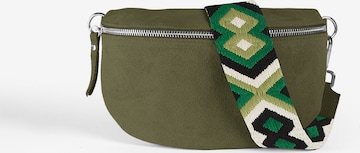 lePelou Gürteltasche 'ONDA medium' in Grün: Vorderseite