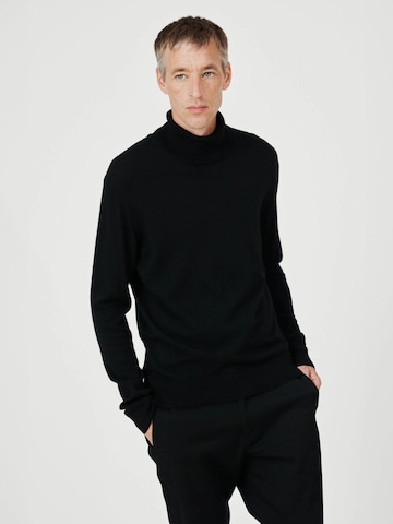 SANVT Pullover 'The Merino Roll Neck'‌‌‌‌‌‌ in Schwarz